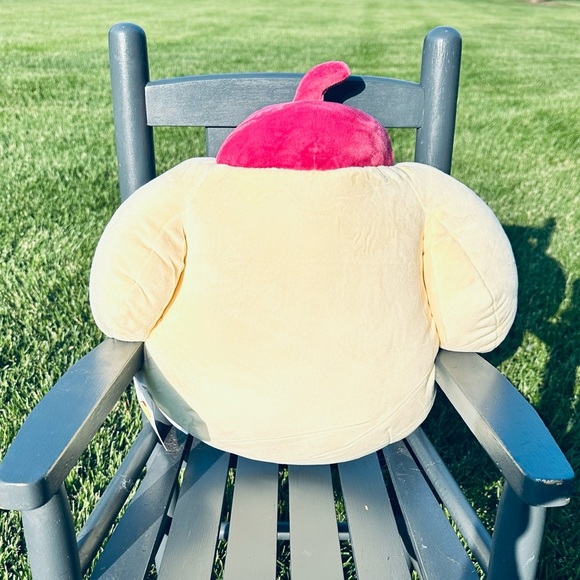 Forever 21 Pompompurin Yellow and Red Plush Stuffy/Pillow. - Picture 4 of 5
